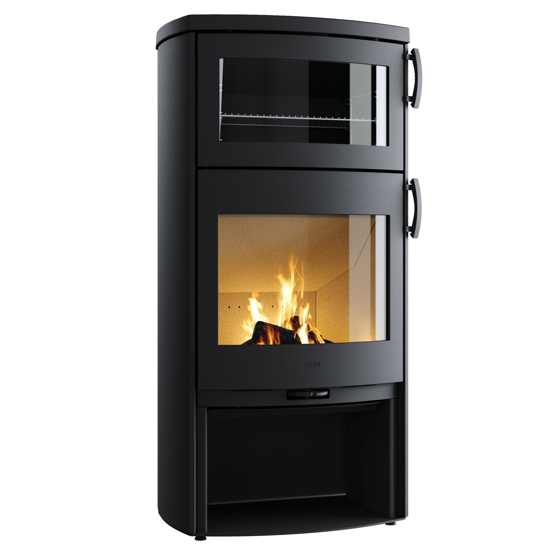 Heta Kaminofen Icon Line Eclipse XL-B mit Backfach