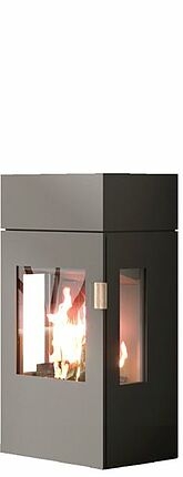 Cera Kaminofen Galileo Stahl