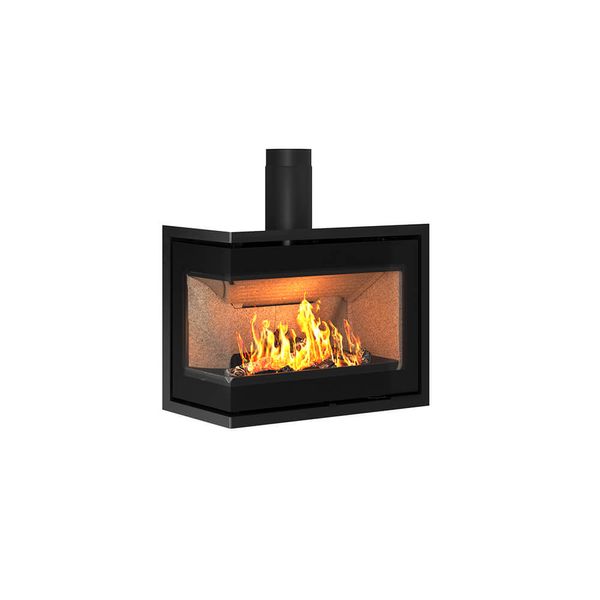 Hwam Kamineinsatz I 40/56 schwarz