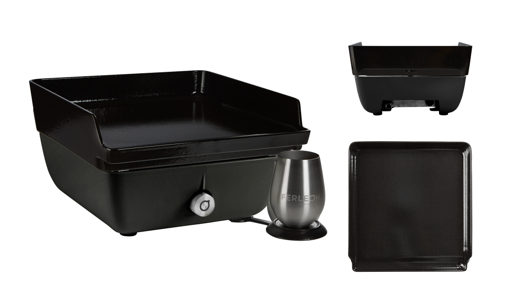 Ferleon - Patio Cooker - Planchaplatte, Guss- Gasgrill