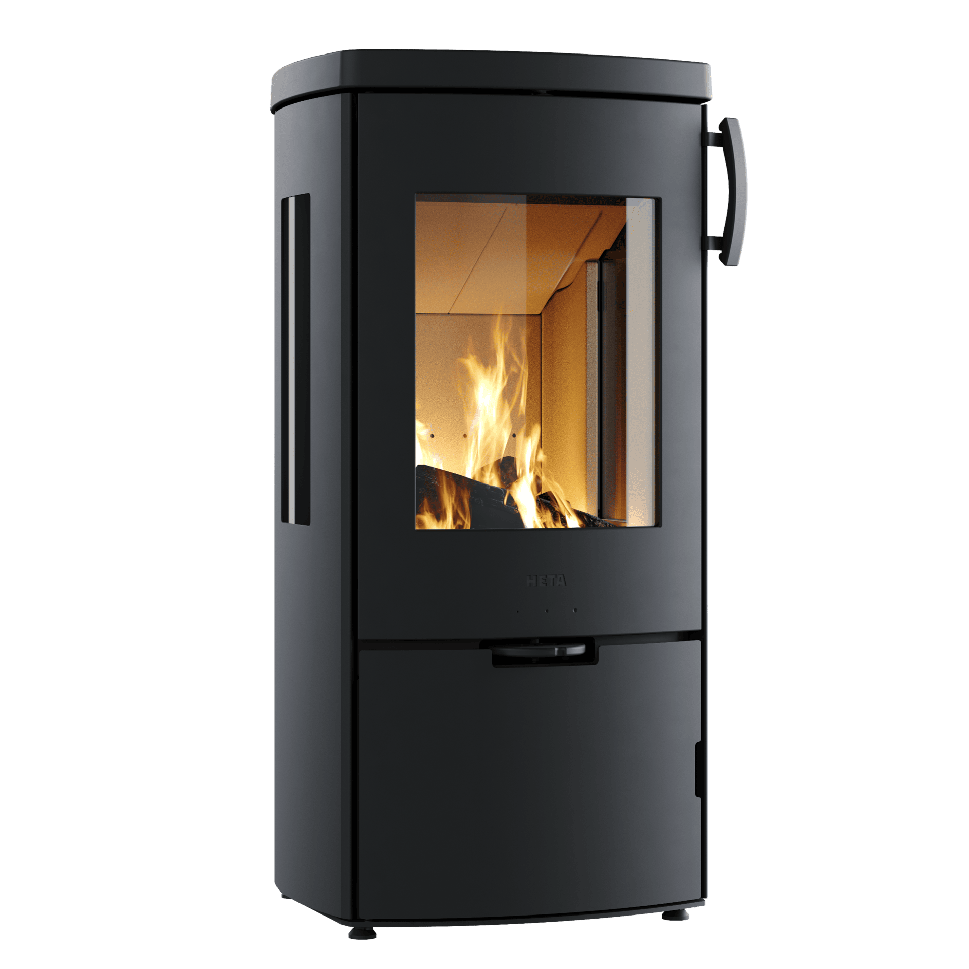 Heta Kaminofen Icon Line Eclipse mit Seitenscheiben