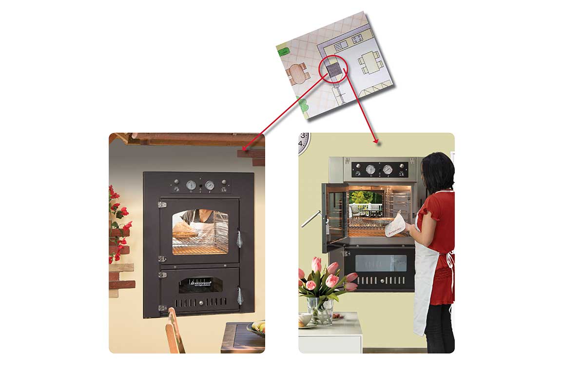 Rossofuoco Holzbackofen Quattrostagioni EE