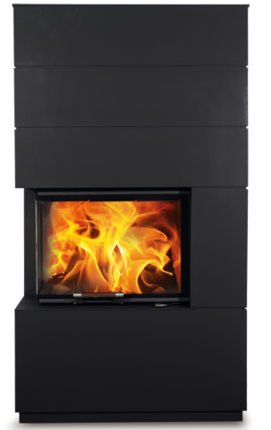 Cera Systemkamin KLL mit Stahl-Verkleidung 